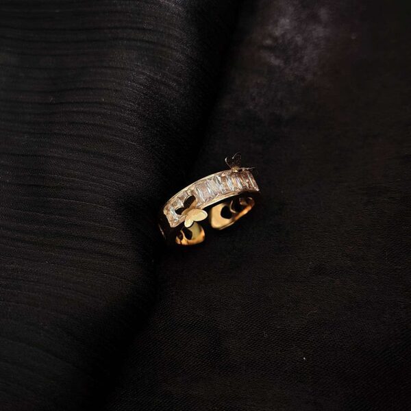 Anti tarnish Butterfly Ring - Image 3