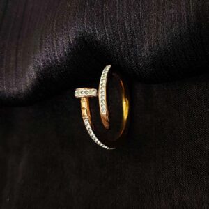Anti tarnish Nail Ring