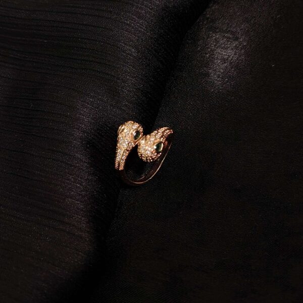 Anti Tarnish Snake ring- Adjustable